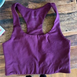 Girlfriend Collective racerback bra magenta- like new!